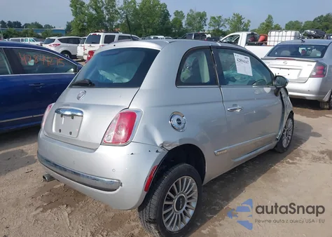 2012 Fiat 500 Lounge из США, поврежденный, VIN 3C3CFFCRXCT118089